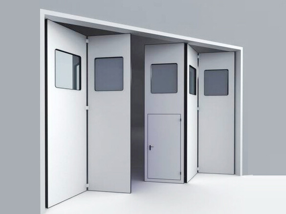 工(gōng)業(yè)折疊推拉門(mén)